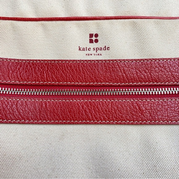 Kate Spade New York Dot Noel Canvas and Leather Tote - Picture 3 of 16